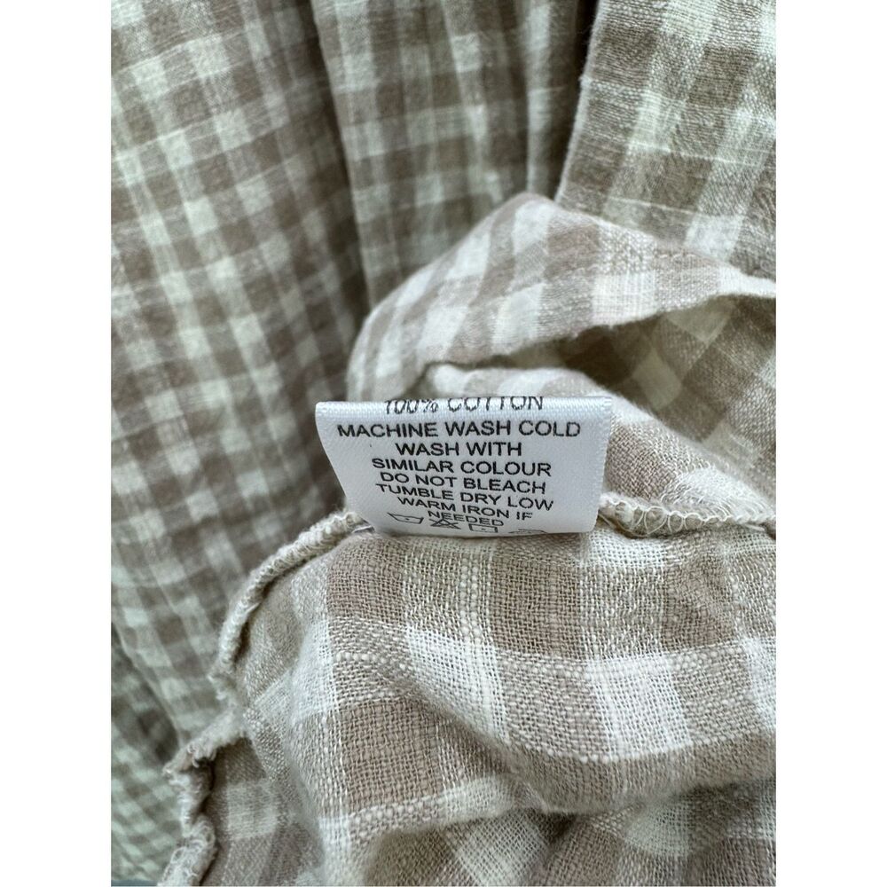 Able Beige Plaid Mini Dress - Picture 10 of 13